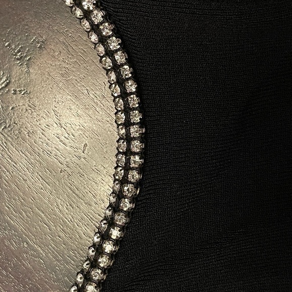 Forever 21 Sexy little black dress sparkly accents - Picture 10 of 11